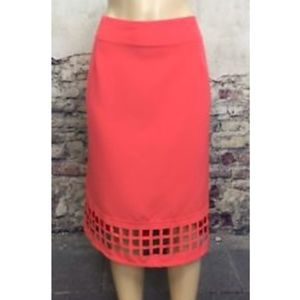 Cato Women's Size 22W Bright Orange Lazer cut